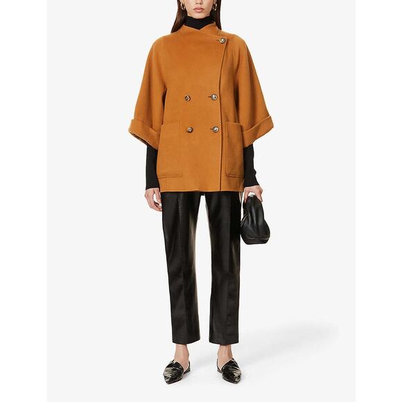 Veronica Beard Jackets & Blazers - VERONICA BEARD Melina Wool And Cashmere Coat In Camel Size Small Brown Tan Chic